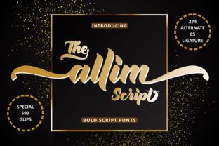 Allim Font: A Bold Script for Social Campaigns