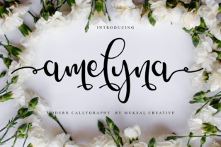 Amelyna: A Charming Script Font for Crafters