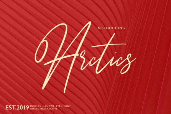 Arctics: A Handcrafted Font for Makers