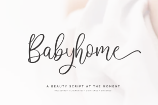 Babyhome: A Sweet Script Font for Brand Identity