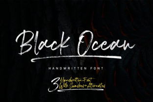Black Ocean Font: A Script Typeface for Brand Identity