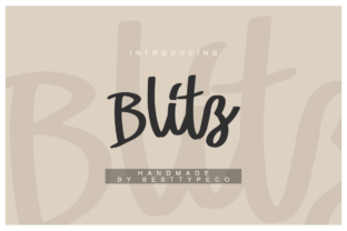 Blitz: A Fresh Handwritten Font for Web Design