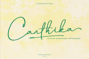 Canthika: A Relaxed Script Font for Modern Branding