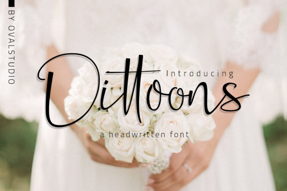 Dittoons: A Natural Script Font for Modern Branding