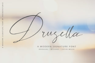 Drusella: The Script Font for Scroll-Stopping Design