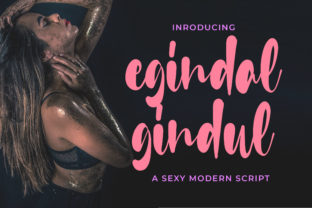 Egindal Gindul: A Bold Script Font for Editorial Design