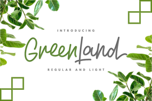 Greenland Duo: A Script Typeface for Editorial Design