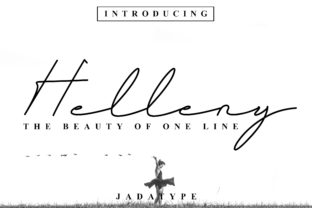 Helleny Typeface: A Modern Script for Editorial Design