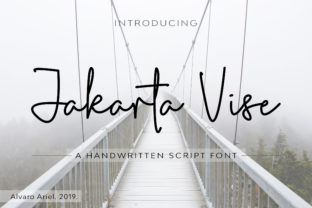 Jakarta Vise: A Script Font for Editorial Design