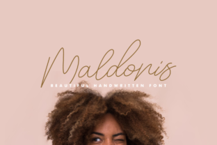 Maldonis: A Sweet Script Font for Editorial Design