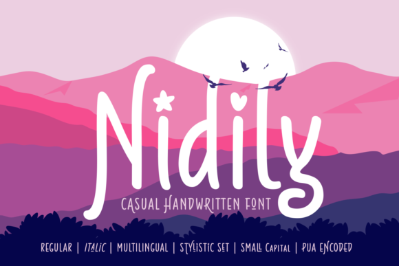 Nidily: A Sweet Script Font for Branding