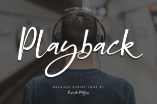 Playback Font: Elevate Your Brand with Bold Script Style