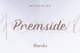 Premside: A Charming Script Font for Crafters