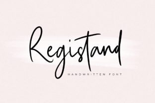 Registand: A Script Font for Authentic Web Design