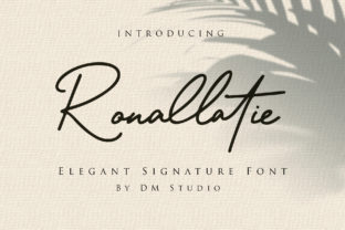Ronallatie: An Elegant Handwritten Font for Branding