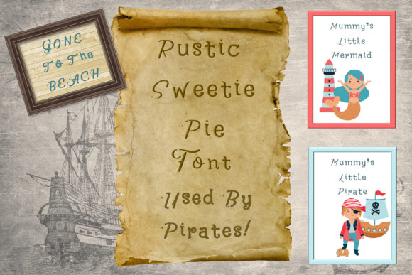 Rustic Sweetie Pie: A Quirky Typeface for Playful Brands