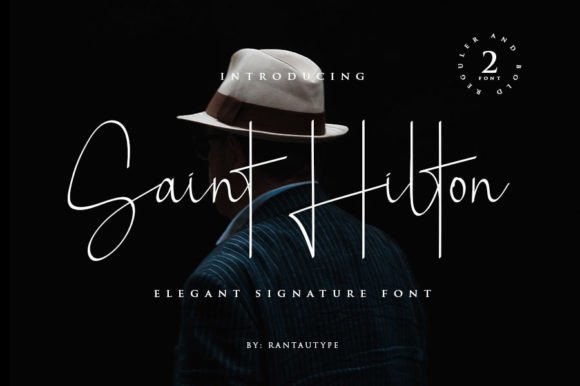 Saint Hilton: A Script Font for Elegant Branding