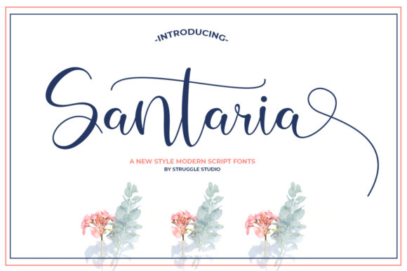 Santaria: A Handwritten Font for Modern Web Design
