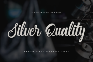 Silver Quality: A Refined Script Font for Editorial Design