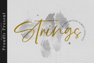 Strings: A Script Font for Authentic Campaigns