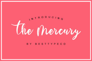 The Mercury: A Handwritten Font for Brand Identity